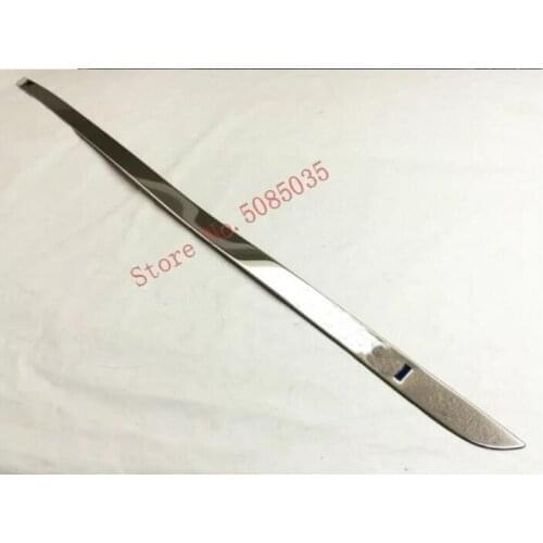 For Suzuki Vitara Tailgate Rear Door Bottom Cover Molding Trim Stainless Steel back door trim car Accessories 2018 2017 2016