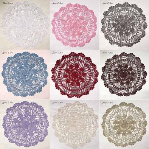 Jane Z Ann Newborn Hallow Round Blanket handmade crochet Basket filler background decoration Baby Studio Shooting Photo Props