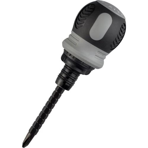 Screwdriver Screwdriver with Dual Heads Bit, Adjustable Length, Forward and Reverse Rotate