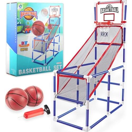 Portable Detachable Basketball Toy Basketball Stand Indoor Outdoor Parent-Child Family Fun Game Basketball Shooting Hoop Games