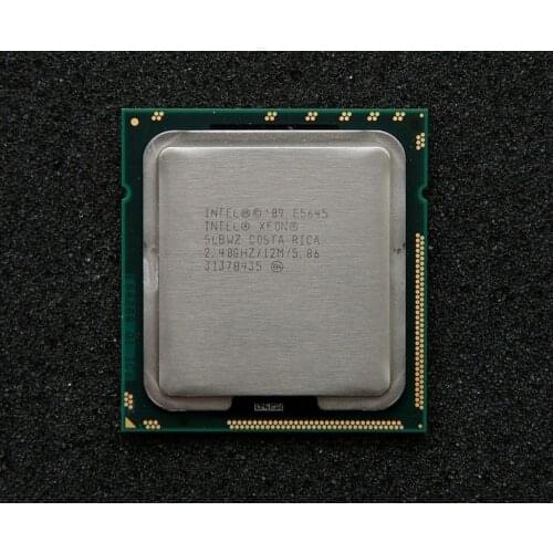 Intel Xeon E5645 Processor Six Core 2.40GHz 12M 5.86GT/s LGA 1366 SLBWZ CPU