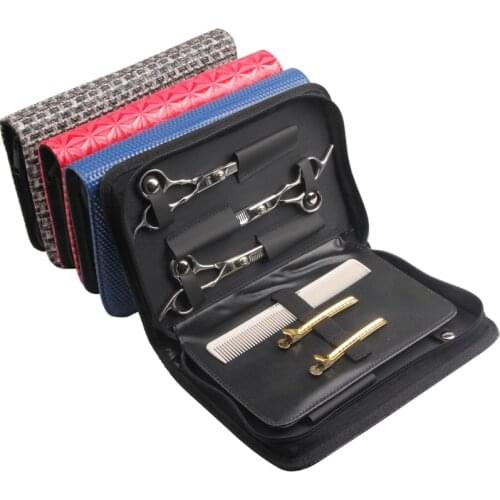 Professional Hair Scissor Bag Big Storage Space Hair Comb Shear Pouch Holder Case with Belt Barber Hairdressing Tool Bags