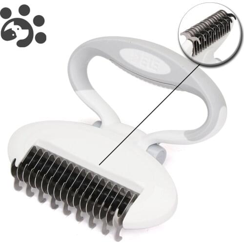 Pet Dog Comb for Untie Hair Knot Dogs Brush Combs for Large Small Dog Poodle Long Hair Dogs Comb Grooming Tool Shih Tzu Q008-S