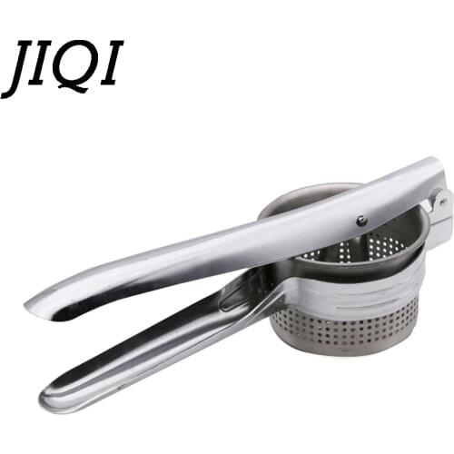 JIQI Stainless Steel Manual Juicer Lemon Squeezer Potato Puree Hand Press Crusher Masher Fresh Fruit Citrus Orange Juice Presser