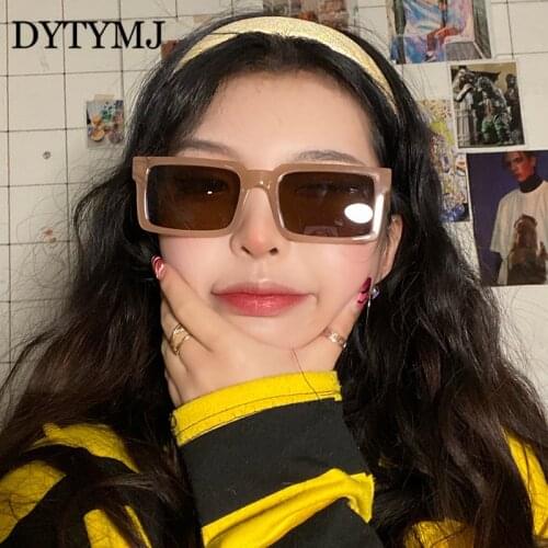 DYTYMJ Square Sunglasses Women Cute Jelly Color Sun Glasses Women Fashion Designer Sunglasses Men Shades Glasses Gafas De Sol
