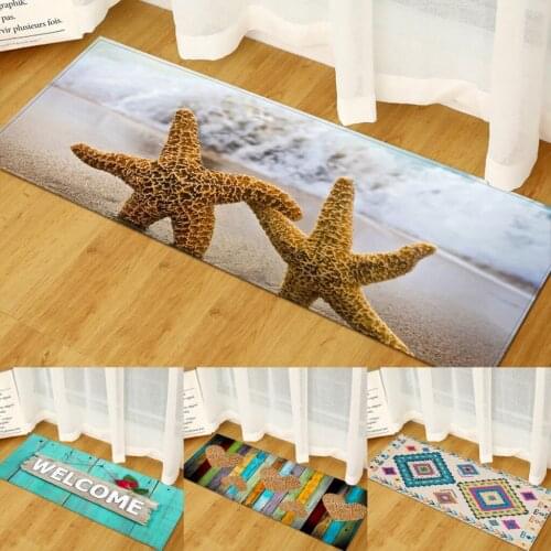 Modern Area Rugs Strips Anti-Slip Kitchen Mat Bedroom Entrance Doormat Balcony Bathroom Living Room Carpet Home Floor