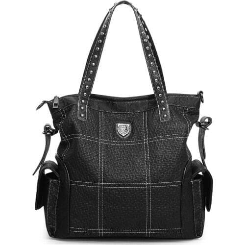 Womens Single Shoulder Bag Female Genuine Leather Handbag 2021 Large Capacity Bag Women Black Leather Handbags Simple Elegant