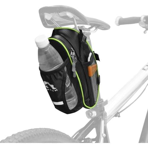 Water Resistant Bike Saddle Bag Reflective Bicycle Bag Cycling Under Seat Pack for Mountain Bike Bicycles Storage Bag