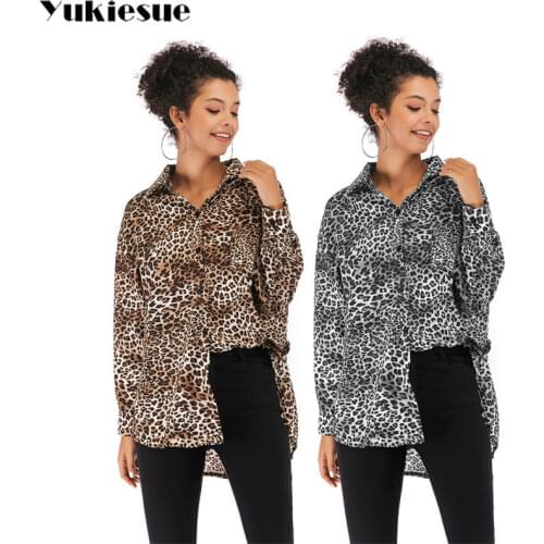 YUKIESUE Leopard Blouses