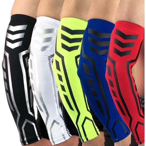 1 pc Men Women Compression Arm Warmer Sun UV Protection Sports Running Bike Cycling Basketball Golf Elbow Arm Sleeves Cover