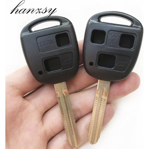 2 3 Buttons Remote Key shell Fob For TOYOTA RAV4 Corolla YARIS Dropship PRADO CAMRY Replacement Car key Case blank Cover