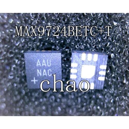 2pcs/MAX9724BETC MAX9724BETC+T MAX9724 AAU