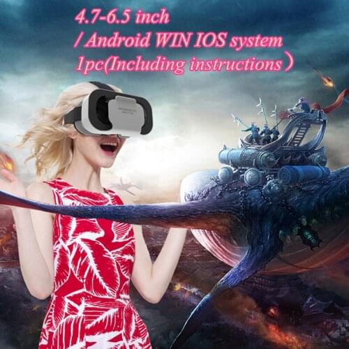 3D Glasses Box Stereo Cardboard Headset Helmet Bluetooth VR Virtual Reality For IOS Android Smartphone