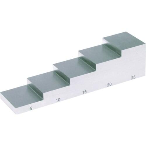 OEM 5 Step Steel Pipe Test Calibration Blocks in mm / inch