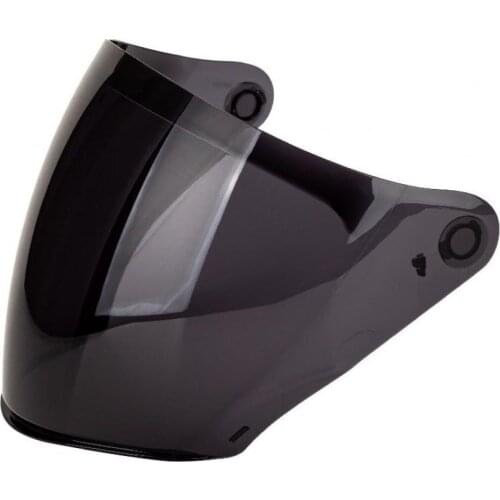 60%Hot Sale Helmet Glass Face Protector Scratch Resistance Mirrored Motorcycle Cycling Helmet Visor for KYT NFJ Open Face Helmet