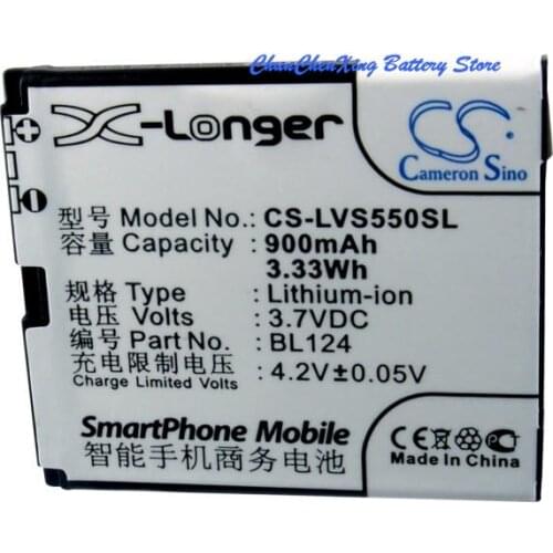 Cameron Sino 900mAh Battery BL124 for Lenovo P50, S550, S730