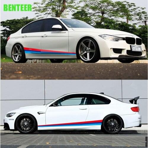 1set M power performance car sticker for BMW M3 M4 M5 E90 E60 F30 F10 320 328 330 520 E36 E70 X1 X3 X4 X5 X6