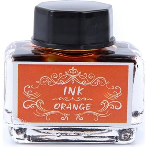 1 Bottle Pure Colorful 15ml Fountain Pen Ink Non-carbon Refilling Inks Stationery School Office Supplies B36C