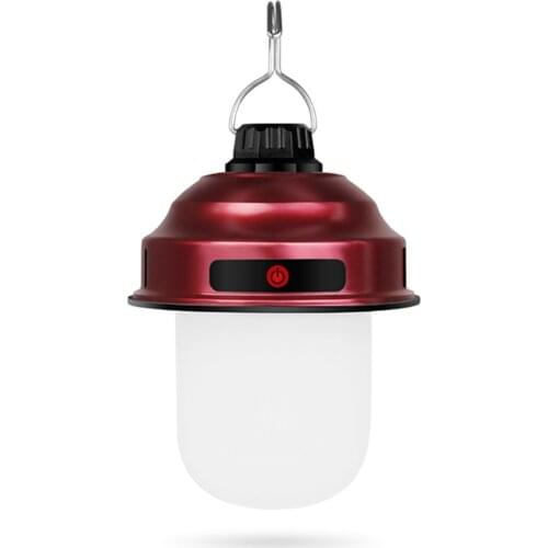 Camping Lantern IPX4 Waterproof Hanging Tent Lantern with Charging Function For Emergency Camping Hiking Cycling