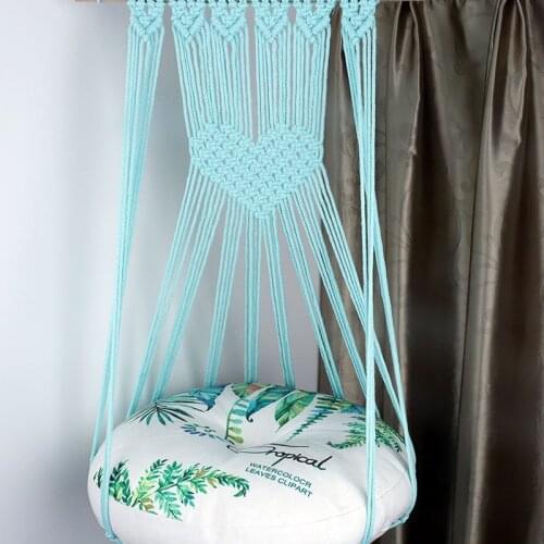 Hand-woven Cat Hammock Dangling Pet Swing Bed Ethnic Style Decorative Kitten Hanging Basket Without Mat Cat Accessories Casa