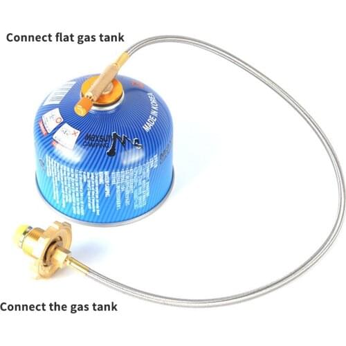 Outdoor Gas Stove Camping Burner Propane Refill Bottle Gas Adapter Tank Coupler Adapter Tour Equipment