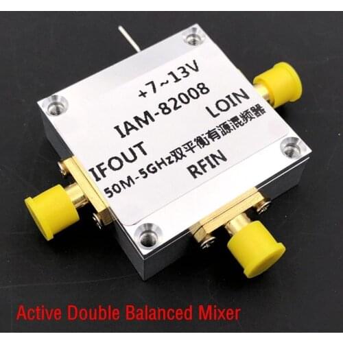 IAM-82008 Active Double Balanced Mixer with 15DB Mixing Gain 50 MHz-5GHz Broadband for Ham Radio Amplifiers