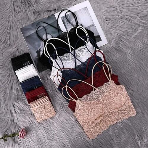 Ladies Bra Set Women Wireless Straps Sexy Bra Panty Underwear Set Push Up Seamless Lace Hollow Intimates Briefs Lingerie Set