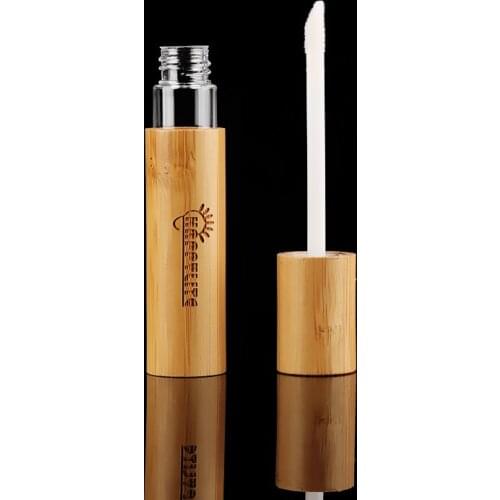 Lip gloss containers 5ml /6ml Bamboo lipgloss tube makeup container lipgloss tubes wholesale with logo custom