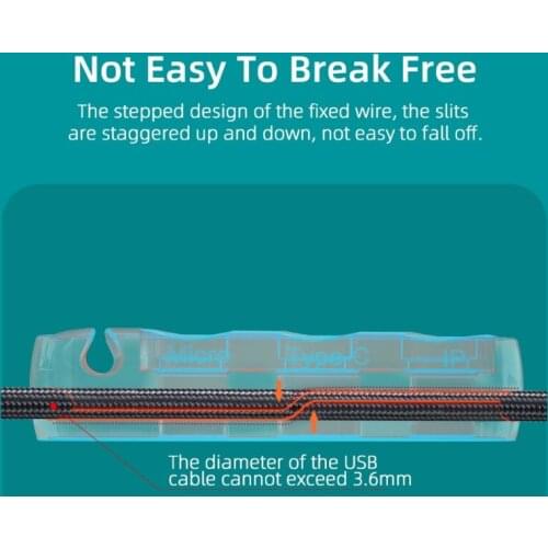 P82F Magnetic Head Storage Device for Data Cable Soft Environmental Protection Material Portable Storage Box