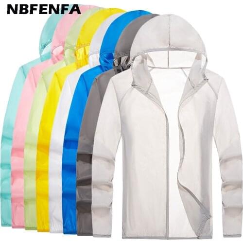 Men Summer Jackets Quick Dry Skin Coats Hooded Outwear Ultra-Light Windbreaker Men Clothing Spring Windproof Mens Coat LX063