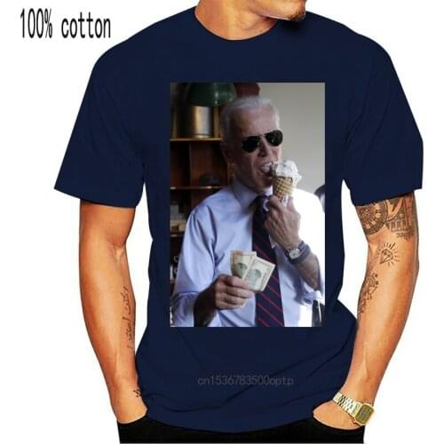 New President Joe Biden 2020 Funny Ice Cream MenS T-Shirt Clothing Size S-2Xl Printing Apparel Tee Shirt