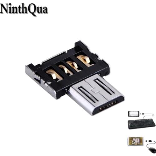 NinthQua Micro USB to USB 2.0 Connector OTG Cable USB OTG Adapter for USB Flash Drive for Tablet PC Samsung Android Phone