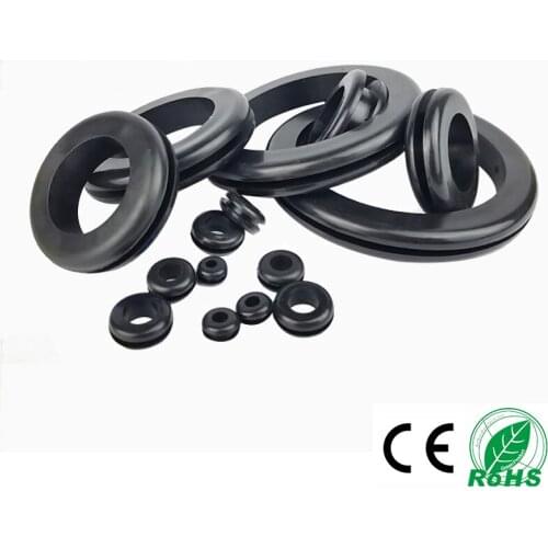 Rubber seal ring Oil Sealing Grommet Gasket For Protects Wire Cable hole protection ring shim washer Hardware