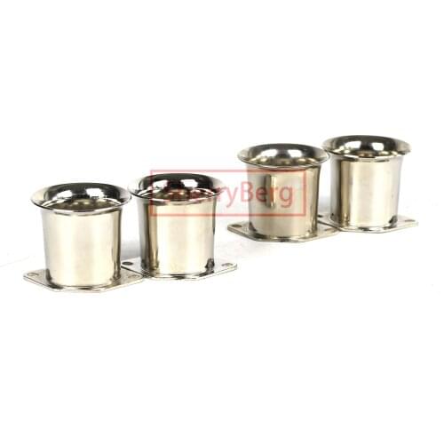 SherryBerg 4 X New Velocity Stacks Air Horn Pipe Trumpet Slides For Weber Empi Fajs Dellorto Carb Vergaser 40/44/48 IDF Dcoe 45