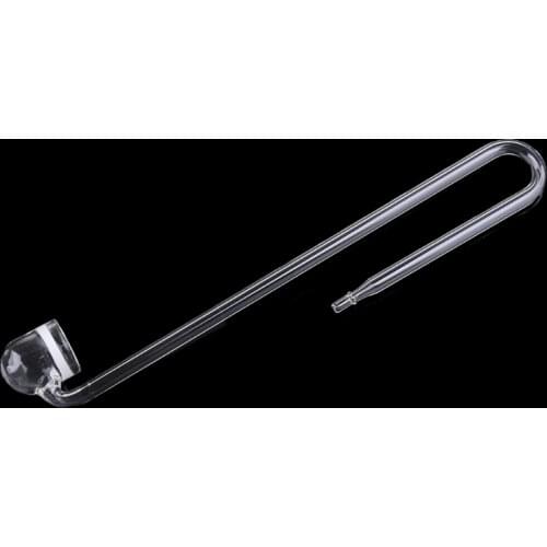 Glass CO2 Diffuser Transparent Atomizer U-shape R-shape for Planted Tank Easy to Use Aquarium Accessories