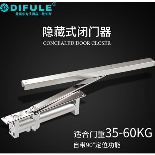 Factory concealed door closers Hotel door concealed door closers Hydraulic buffer automatic door closers