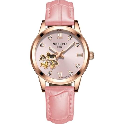 2021 Newest Ladies Watch Hollow Automatic Mechanical Watch Luminous Waterproof Fashion Watch