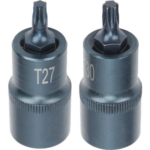 Star Screwdriver Bit Square Socket 1/2in S2 Alloy Steel Screw Driver Socket for Wrench Hardware Tool