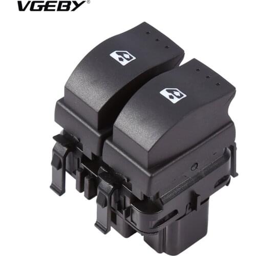 1 Pcs Electric Window Control Double Switch Button For Renault Clio II B0 B1 B2 CB0 CB1 CB2 SB0 SB1 SB2 1998-2014