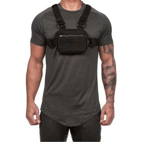 2021 Functional Tactical Chest Bag Multiple Sex Men and Women Street Fashion Hip Hop Kan Ye ins Function Shoulder Vest Back pack
