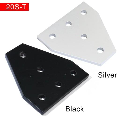 4 8 10 Pieces T Type 2020 3030 Series Joint Board Plate Corner Angle Bracket Connection for 20S 30S Aluminum Extrusion Profile