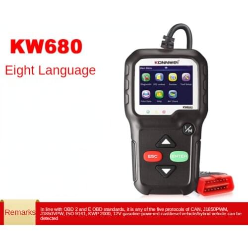 KONNWEI KW680 OBD2 auto malfunction diagnosis scanner driving computer car OBD scanner