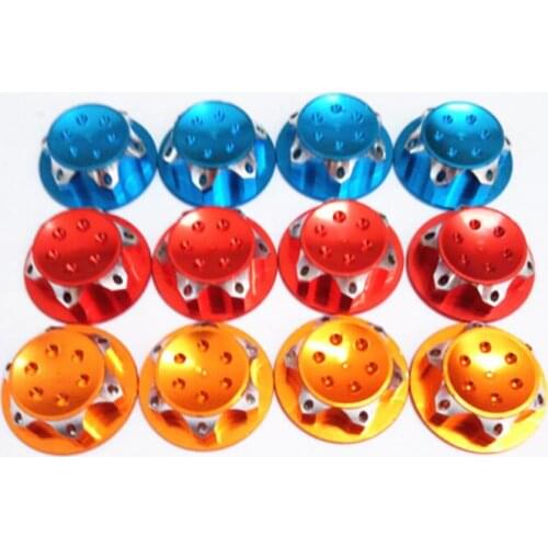 Free Shipping 4PCS 1/8 Scale RC Car 17mm Wheel Hub Adapter Nut Spare Part For RC Monster Off-Road NANDA/HSP 94762/HOBAO/Team C