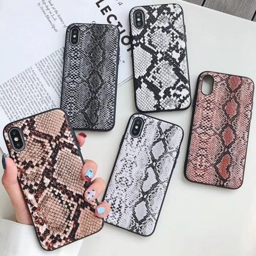 Cover For Samsung Galaxy S21 PLUS S21 ultra Snake Skin PU Leather case For Samsung S20 FE A51 5G M30 M30S M31S M51 M11 M01