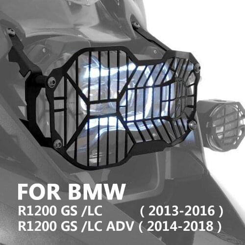 For BMW R1200GS R 1200 GS Adventure 2013-2018 Motorcycle Accessories Headlight Protector Guard Lense Cover Water Cooled Models