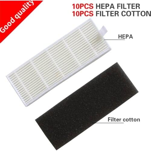 Sponge+ Filters for ILIFE A4 A4S A6 Robot Vacuum Cleaner HEPA Filter Cleaning Robot, Filter for chuwi A4 A4S A6
