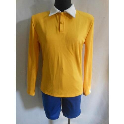 Doraemon Nobita Nobi Cosplay Costume Anime Custom Made Uniform