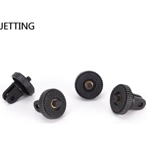 Mini Tripod Screw Mount Adapter 1/4" Monopod Accessory For GoPro Hero 3+ 4 5 Camera