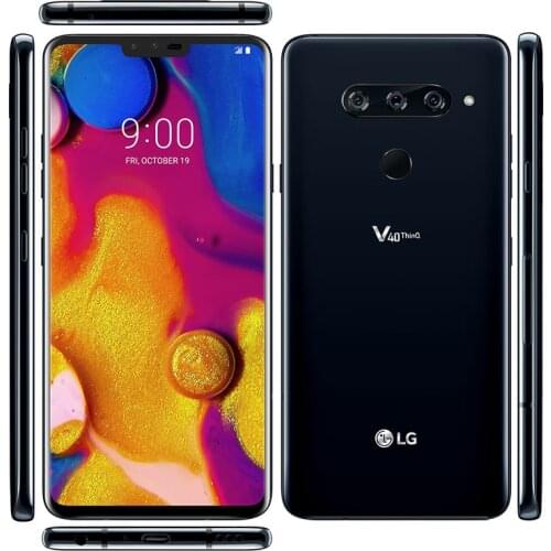 Original Unlocked LG V40 ThinQ 6.4" Qualcomm 845 6GB RAM 64GB/128GB ROM 3+2 Cameras (NO Hebrew/Polish Language)
