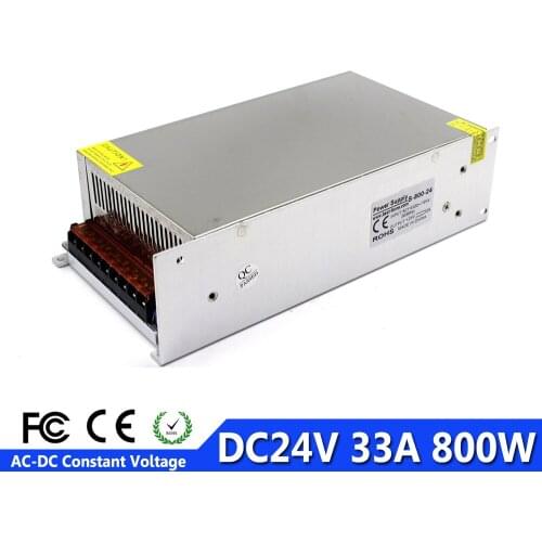 Variable Switching power supply DC24V 33A 800W Led Driver Transformer 220v 110v AC To DC SMPS Fonte 24V For Led Lamp 3D Printer